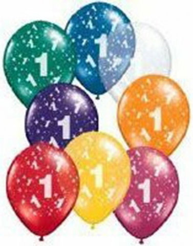 1st Birthday Star Balloons