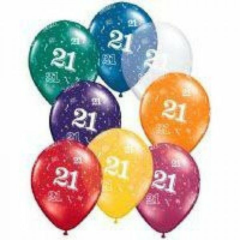 21st Birthday Balloons