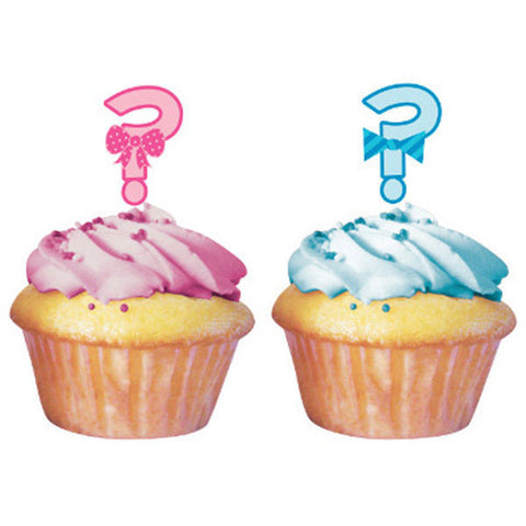 Bow or Bow Tie Cupcake Toppers 12 Pack