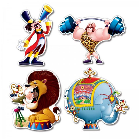 Circus Hanging Decoration 4 Pack