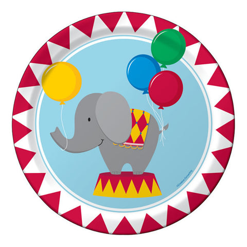 Circus Time Dinner Plates 8 Pack