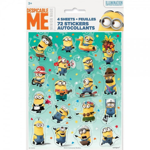 Despicable Me Minion Stickers