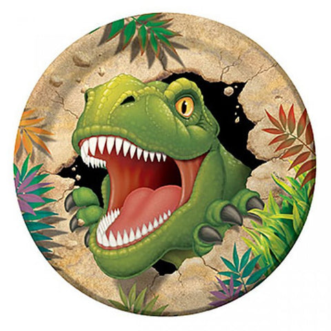 Dinosaur Dino Blast Dinner Plates 8 Pack