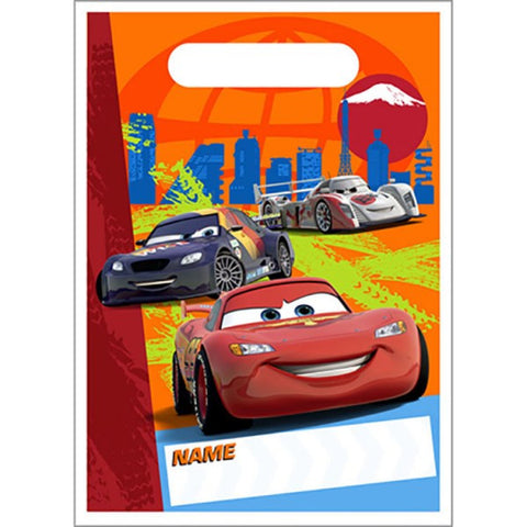 Disney Cars 2 Loot Bags 8 Pack