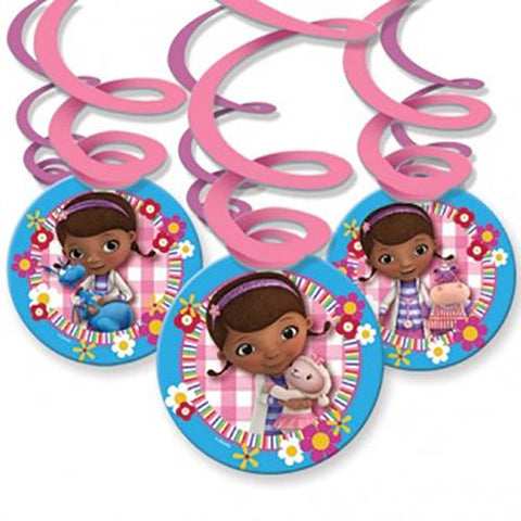 Disney Doc McStuffinsSwirl Decorations 3Pk