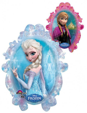 Disney Frozen Anna and Elsa Double Sided Shaped Balloon