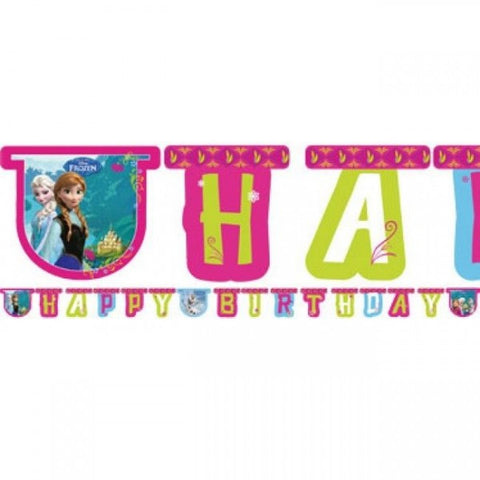 Disney Frozen Happy birthday Letter Banner 2.15m
