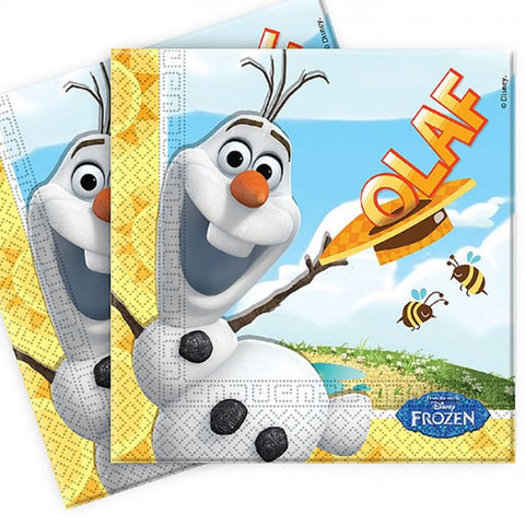 Disney Frozen Olaf Summer Napkins 20 Pack