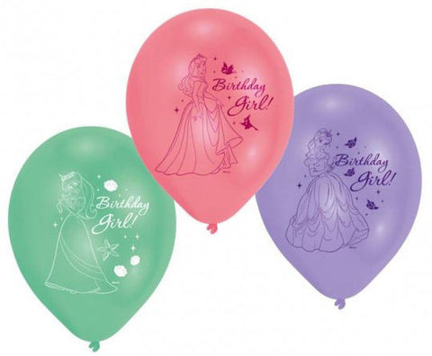 Disney Princess Coloured Balloons