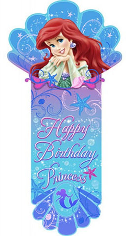 Disney Princess Little Mermaid Birthday Banner