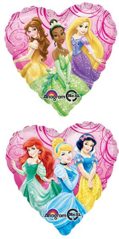 Disney Princesses Party Supplies Heart Shaped Balloon