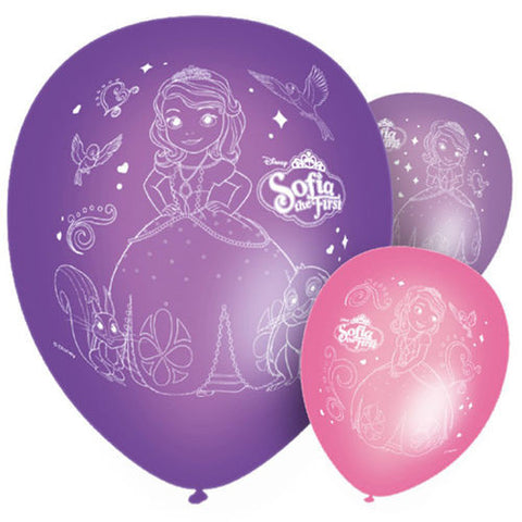 Sofia the First Balloons 6 Pack