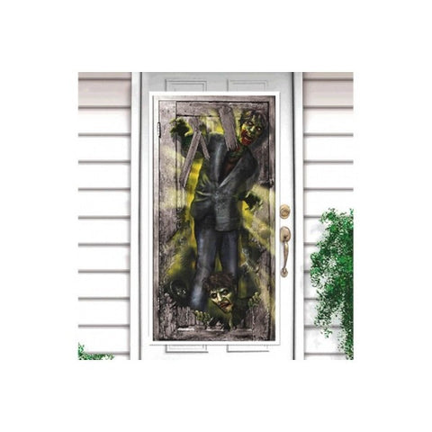 Halloween Zombie Door Poster