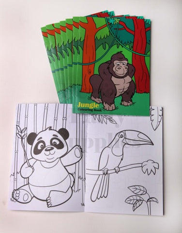 Jungle Colouring Books 8 Pack