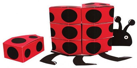 Ladybug Fancy Centrepiece with 12 Favour Boxes