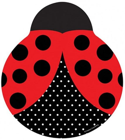 Ladybug Fancy Shaped Dinner plates