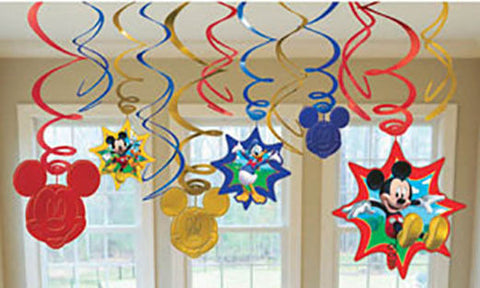 Mickey Clubhouse Swirl 1 set of 12pkt