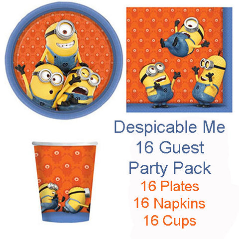 Despicable Me 16 Guest Party Pack