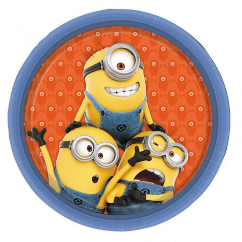 Despicable Me Plates 8 Pack