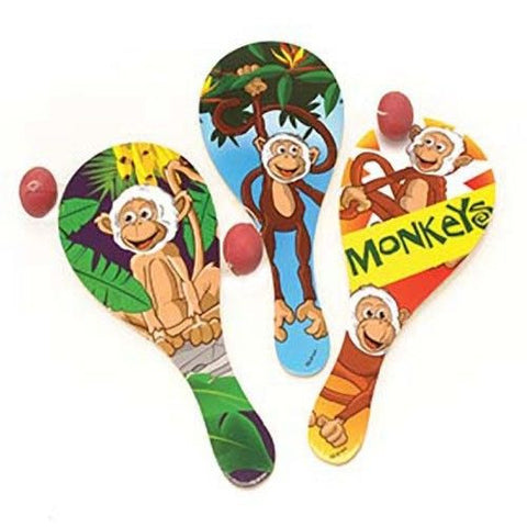 Monkey Paddle Ball Game