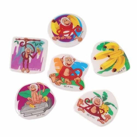 Monkey Puffy Stickers