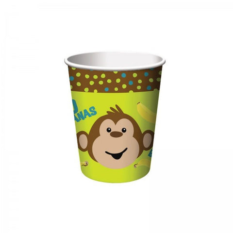 Monkeyin Around Disposable Cups