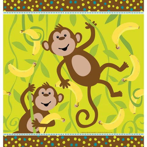 Monkeyin Around Printed Plastic Tablecover