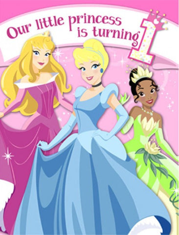 Our Little Princess is turning 1 Invitations