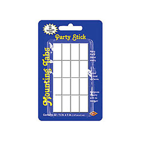 Party Decorations Removable Mounting Tabs