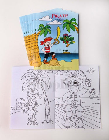 Pirate Colouring Books 8 Pack