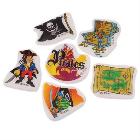 Pirate Puffy Stickers