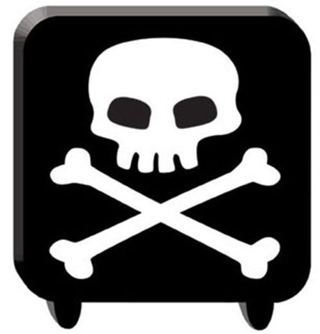 Pirate Skull and Crossbone Candle