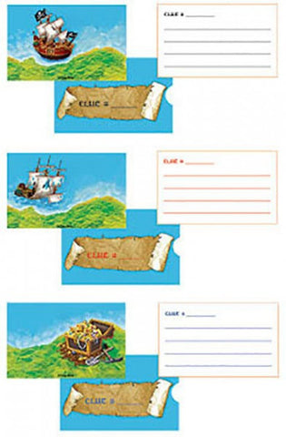 Pirate BoysTreasure Hunt Game 24 Clue Cards