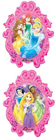 Princess Frame Shaped SuperShape 2 sided Foil Balloon