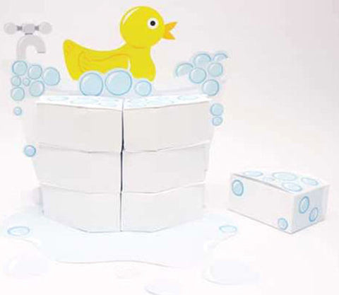 Rubber Ducky Treat Box Centrepiece 12 treat boxes