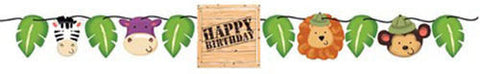 Safari Adventure Shaped Banner