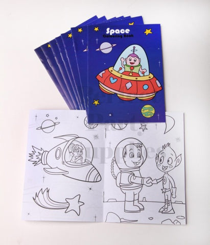 Space Colouring Books 8 Pack
