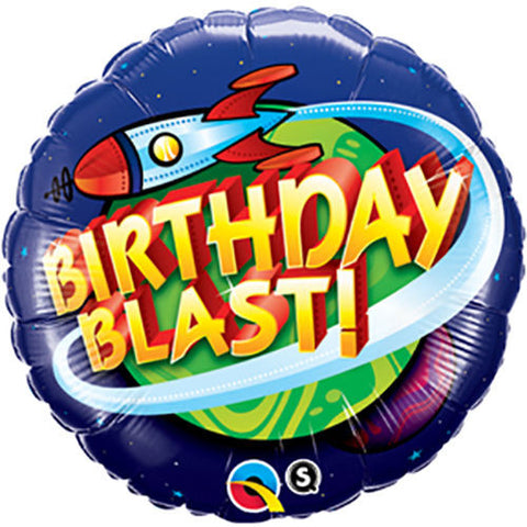 Space Blast Balloon 46cm Rocket Ship