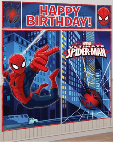 Spiderman Scene Setter Room Decorating Kit