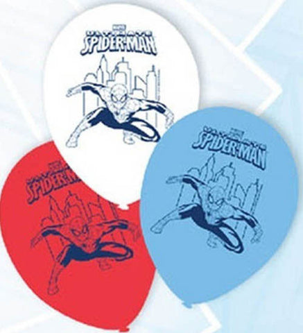 Spiderman Ultimate Latex Balloon 6 Pack