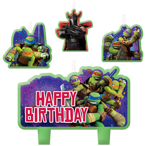 TMNT Birthday Candle Set