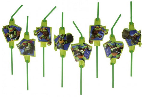 TMNT Straws 8 Pack