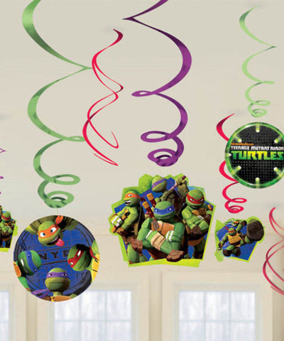 Teenage Mutant Ninja Turtles Hanging Swirls