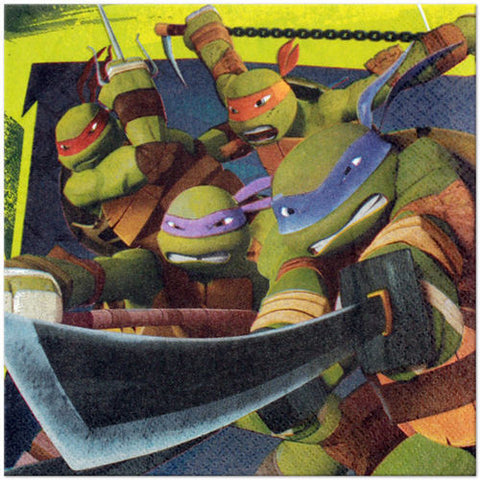 Teenage Mutant Ninja Turtles Lunch Napkins 16 Pack