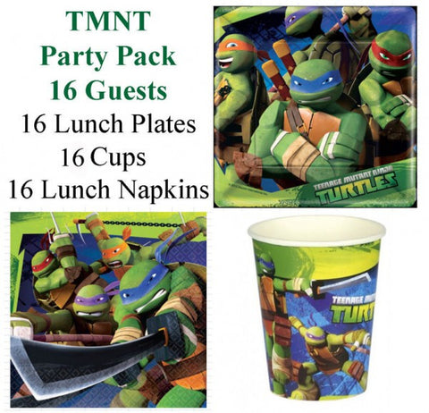 Teenage Mutant Ninja Turtles Party Pack 16 Guests
