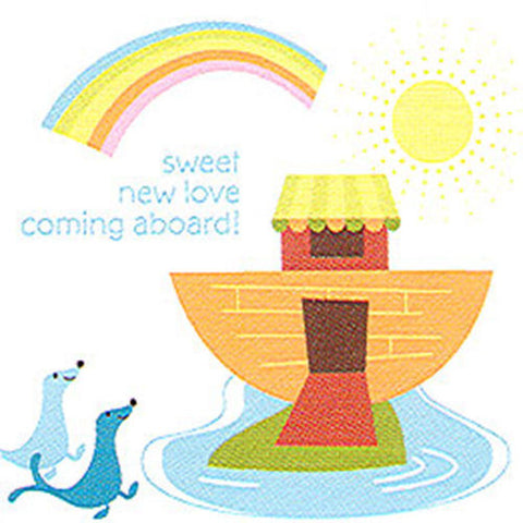 Whimsical Ark Beverage Napkin 16 pack