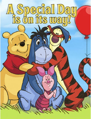 Winnie the Pooh Invitation A Special Day is on its way