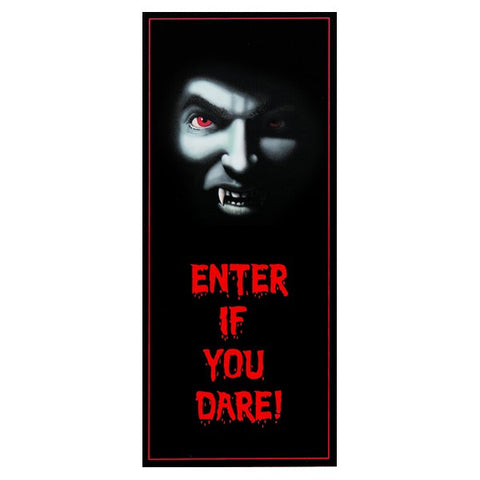 Halloween Vampire Door Poster